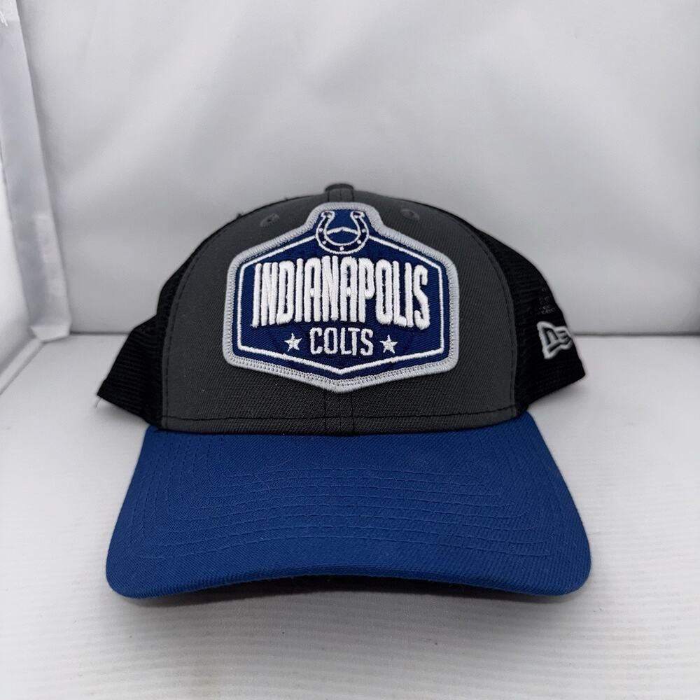 Indianapolis Colts New Era 2021 NFL Draft Trucker 9FORTY Flex Hat Snap Back‎